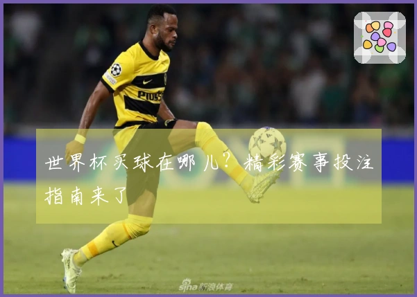 世界杯买球在哪儿？精彩赛事投注指南来了